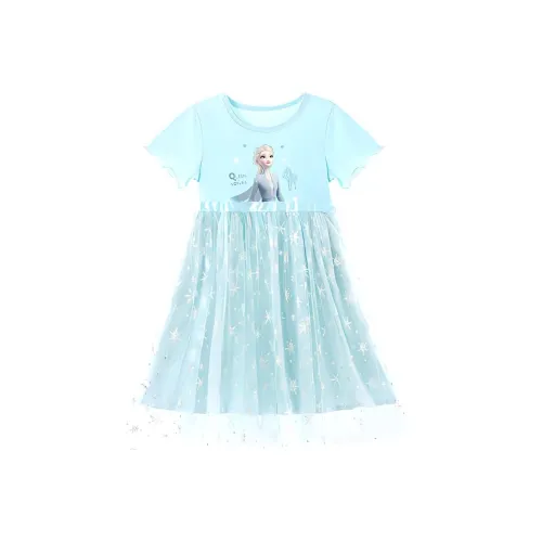 Disney Детское платье синего цвета