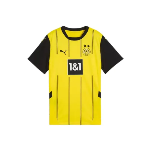 PUMA Баскетбольная Джерси Borussia Dortmund 24 25 Домашняя Женская Желтая