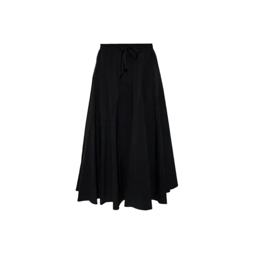 Yohji Yamamoto Повседневный Длинный Юбка Женские Черный