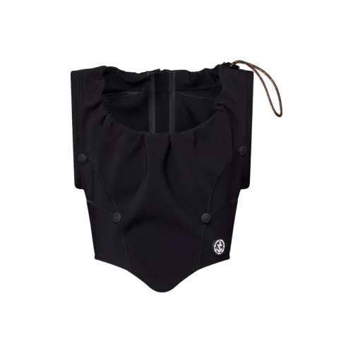 LOUIS VUITTON Цвет Blocked Scuba Топ Глубоководный Ветровка Женская Черный