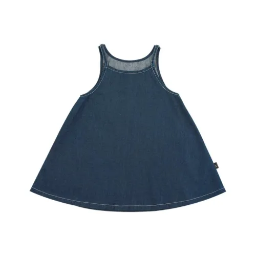 YOEHYAUL SS24 Детское платье дошкольное Джинсовый синий