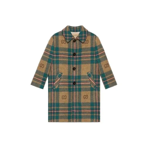 GUCCI CAMEL Kids Шерстяные пальто