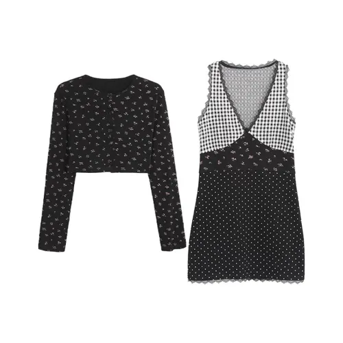 SYEEE WITH U Комплект с юбкой Женская Черная