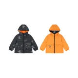 Чёрный полный принт / Суперзвезда апельсин