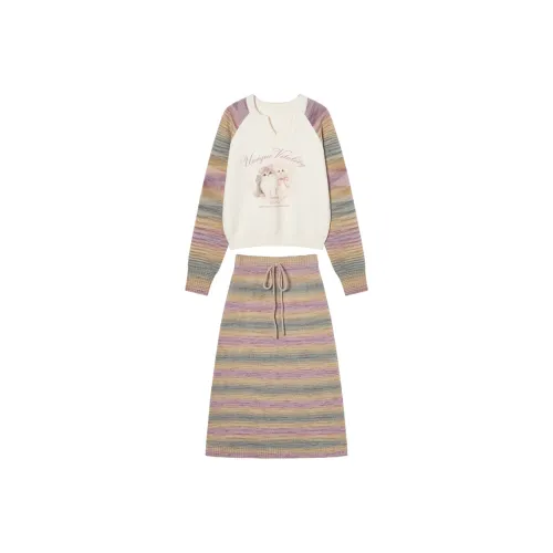 EPTISON WOMAN Комплект с юбкой Женские Многоцветный Орхидея