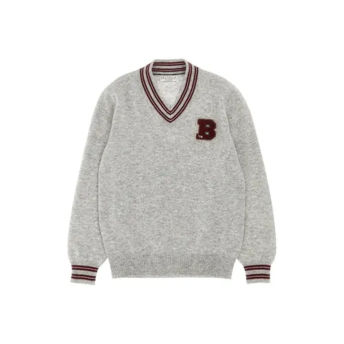 Brunello Cucinelli Серый Kids Свитеры
