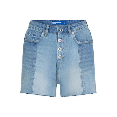 Karl Lagerfeld Джинсовые шорты Женские Синие
