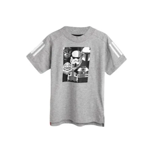 Adidas DisneySTAR WARS T-рубашка Серый Черный для детей 3-7 лет