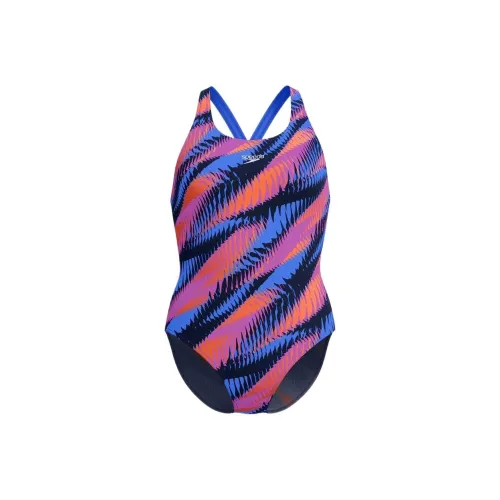 Speedo One-Piece Купальник Женский Синий Розовый