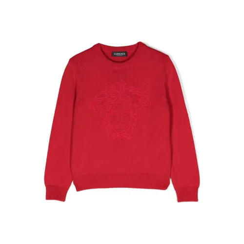 VERSACE Свитер Мальчики Красный Детский