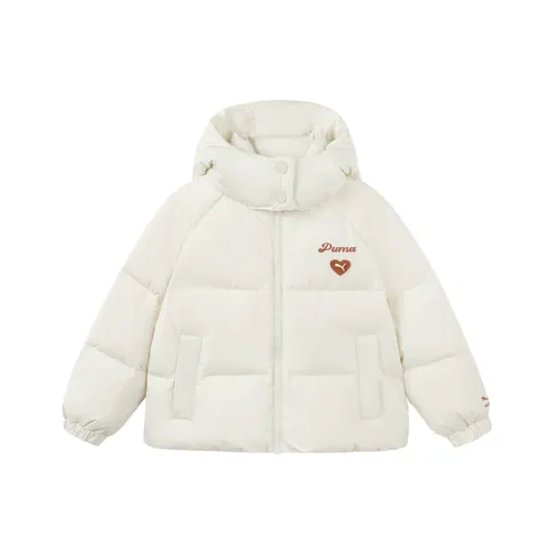 PUMA Пуховик Sportstyle Series Экрю Детский возраст 3-7 лет