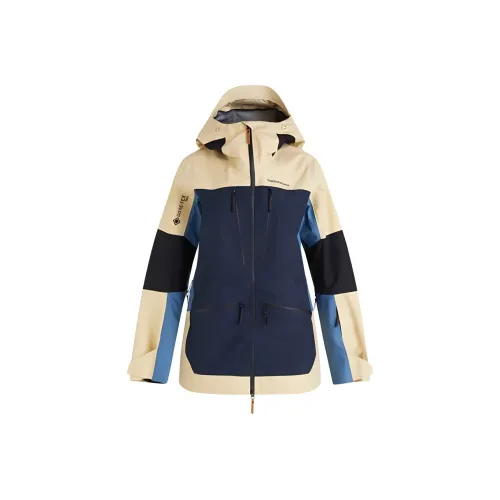 PEAK PERFORMANCE Вертикальный Gore Tex Pro SKI Топ Женские Светло-синий