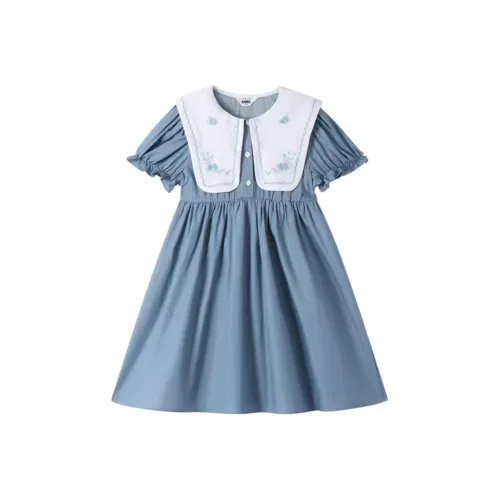 Annil Детское платье детская нить синий