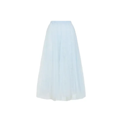 ERMANNO SCERVINO Повседневный Длинный Юбка Женские Синий