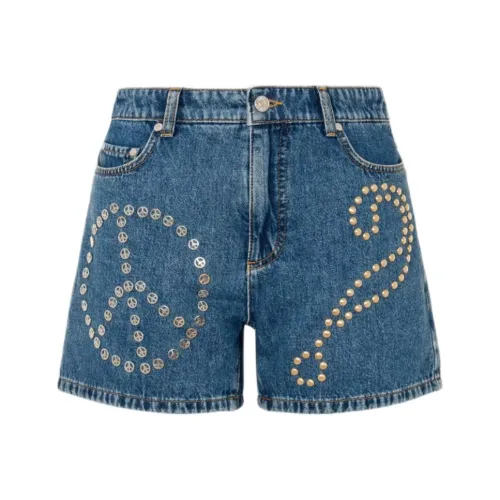 MOSCHINO Джинсовые шорты Женские Blue