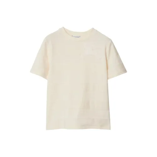 Burberry Сливочный Kids T Рубашки