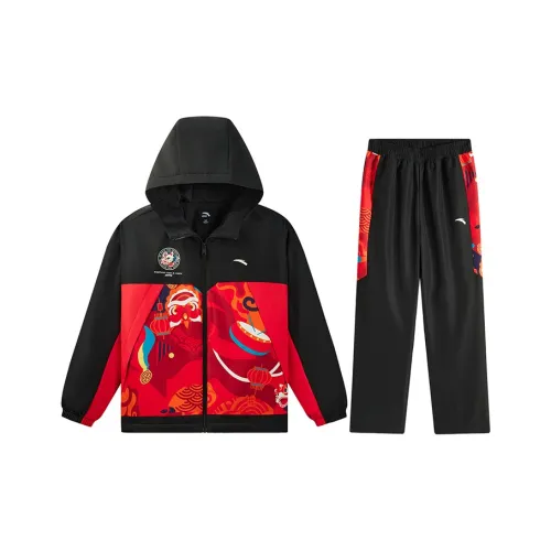 Antakids Повседневная спортивная одежда Основной черный Full С принтом Подростки