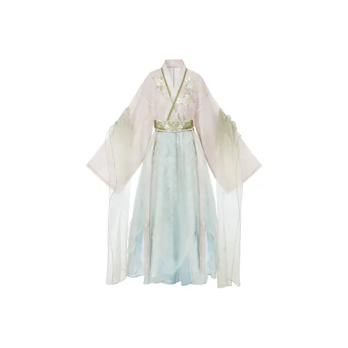 Cloud Hidden Moon Embroidery Ханьфу Женские