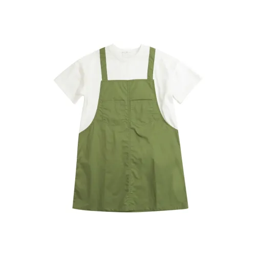 Pure and Good Детское платье зеленый цвет