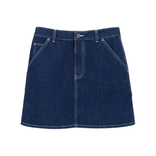 COACH SS24 Джинсовые короткие юбки Женские Темный деним