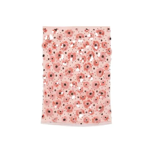 Rotate Повседневный Длинный Юбка Женские Персиково-розовый