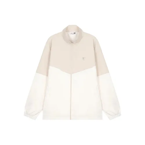 QIAODAN Тренчкот Мужской Цвет Березовая древесина Кремовый белый