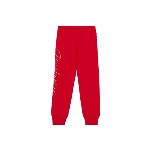 Детские Burberry Вязаные Тренировочные Штаны SS23 Красные