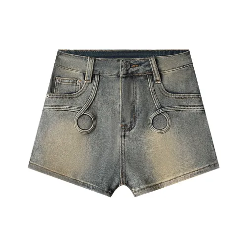 Water Embraces The Galaxy. Джинсовые шорты женские промытый винтаж