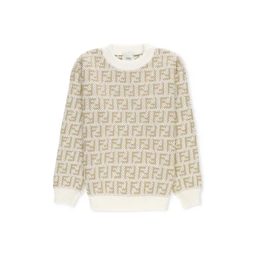 FENDI Бежевый Kids Свитеры