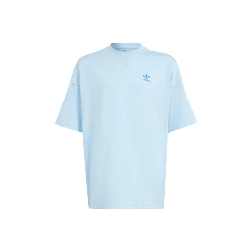 Adidas Originals Tee T Рубашка Детская Розовая Синяя