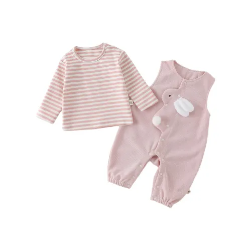 XiaoJinBu Повседневная спортивная одежда Розовый Infant и Toddler