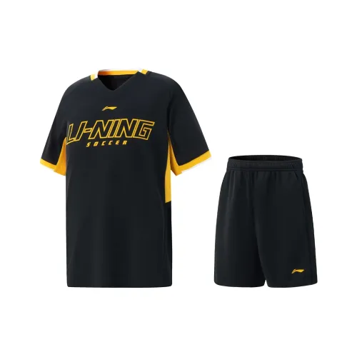 LINING YOUNG Повседневная спортивная одежда Football SS25 Черный Черный Для детей 3-7 лет