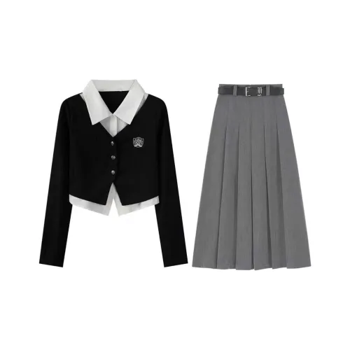 WOVLAS Женские Комплекты с юбкой