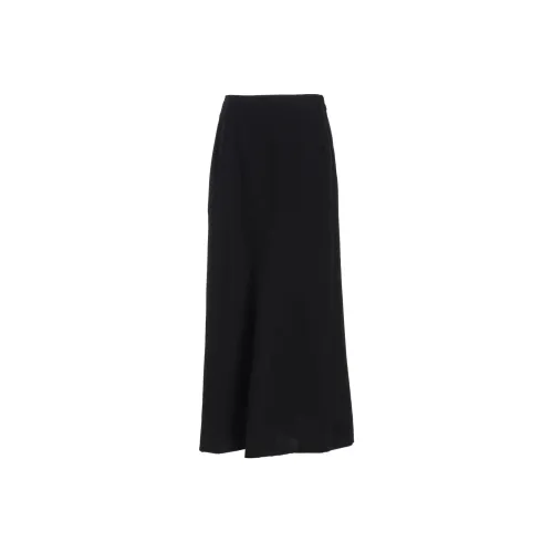Yohji Yamamoto Черные Женские Повседневные Длинные Юбки