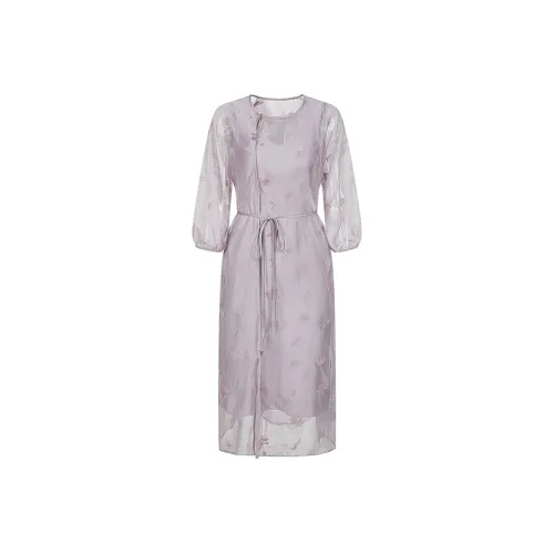 JZ. ANNAKRO Сиреневый Женские Комплекты с юбкой