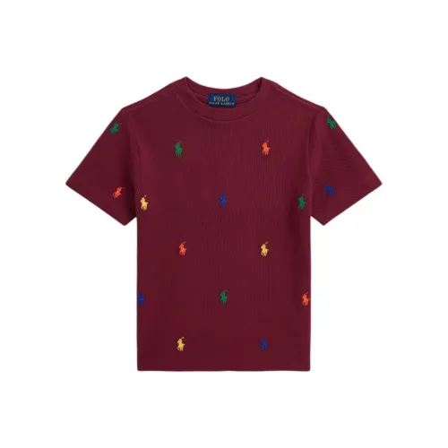 Polo Ralph Lauren T-Рубашка FW24 Темно-Красная Детская