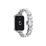 Серебряный / Маленький Принцесса / Резина / Ромб / Застежка-бабочка / Ремень