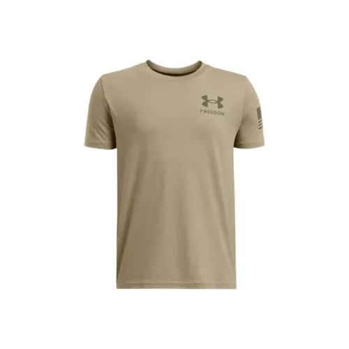 Under Armour FreedomFlag T-Shirt Federal Brown Подростки