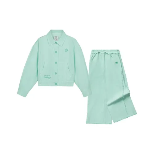 Skechers Kids Повседневная Спортивная Одежда Зеленый Деним Детский