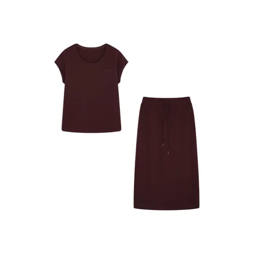 Mo Han Yi Mei Комплект с юбкой Женские Фиолетовый Виноградный Цвет