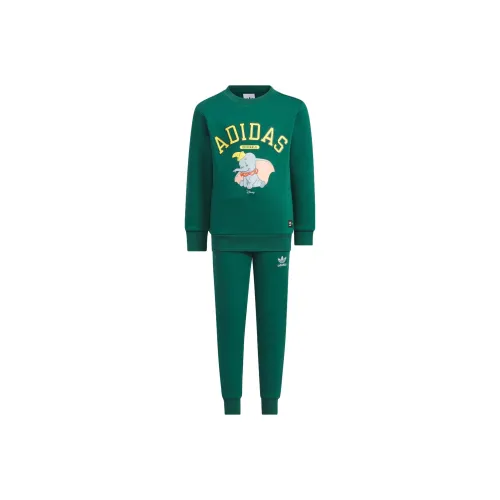 Adidas Originals x Disney Умеренный Повседневный Спортивный Детский Лесной Зеленый