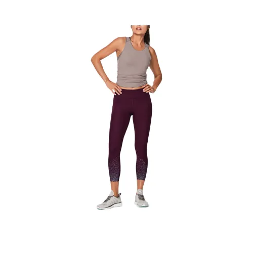 lululemon Спортивные брюки Женские Амарант Красный