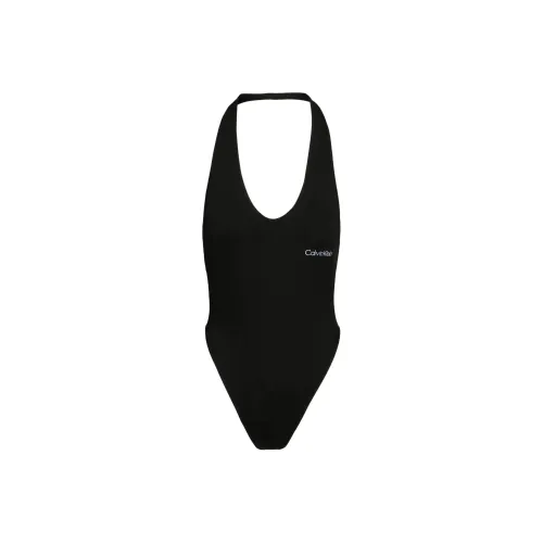 CALVIN KLEIN Ван-Пис Купальник Европейская версия Женские Черный