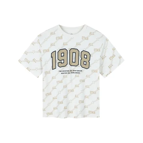 Конверс All Star T-Shirt Классический стиль Белый Детский