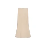 Абрикосовый топ на бретелях + юбка