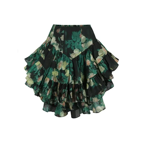 Selkie Коллекция SS25 Повседневные Короткие Юбки Женские Яшма с Надписью Crying Розовый