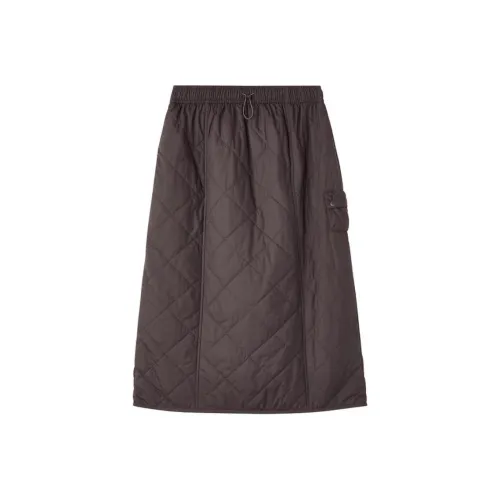 Skechers Mountain and Wild Outdoor Series Повседневный Длинный Юбка Женские Какао Ягода