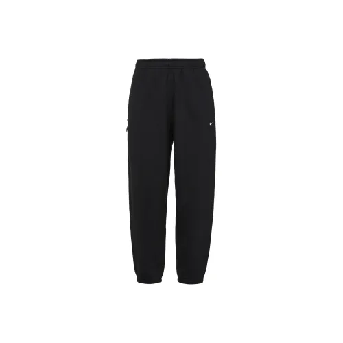 NIKE Черные Унисекс Вязаные Тренировочные Брюки