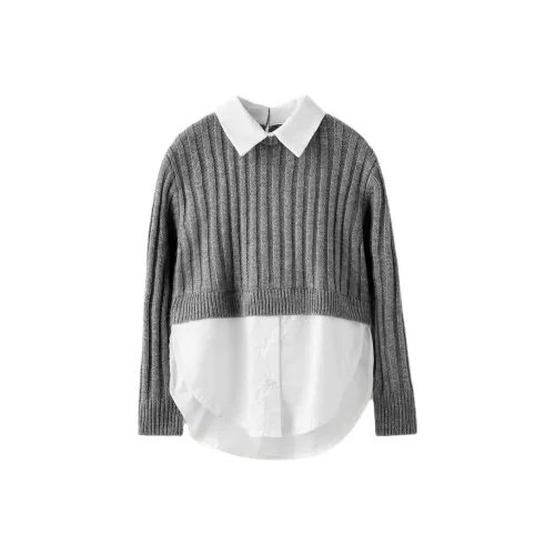 ZARA Серый Детский Сад Свитеры