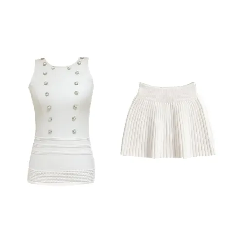 SCCREBEL OFFICIAL Комплект с юбкой Женская Белая
